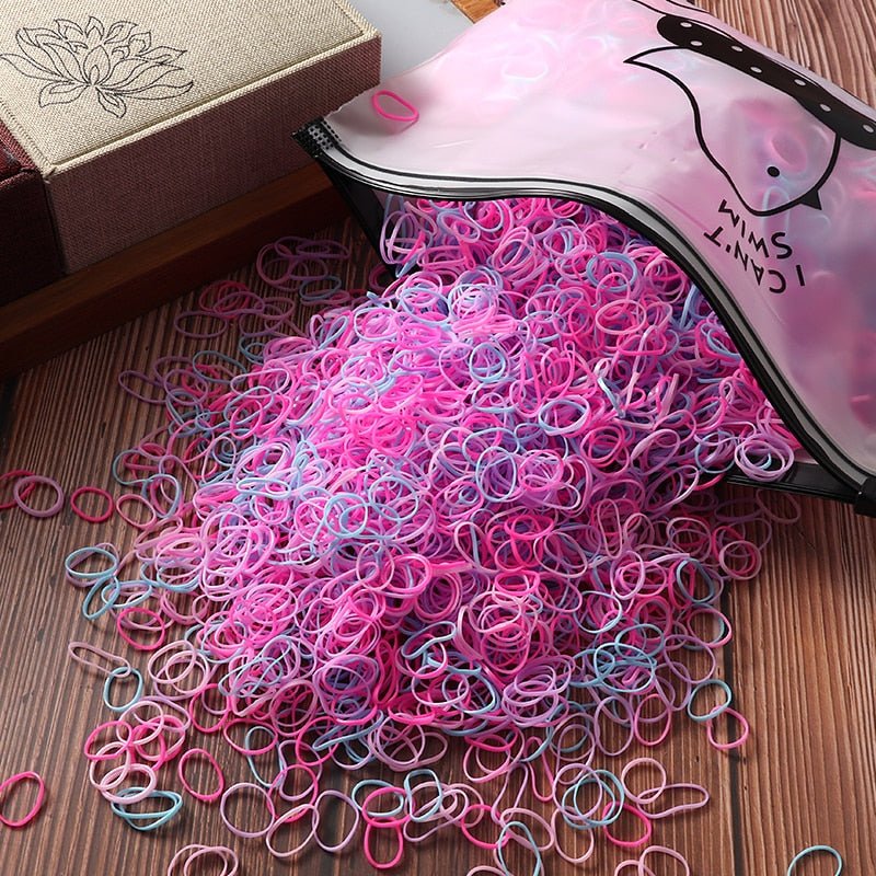 Lisslune | Mini hair bands for toddlers (1000 pieces)