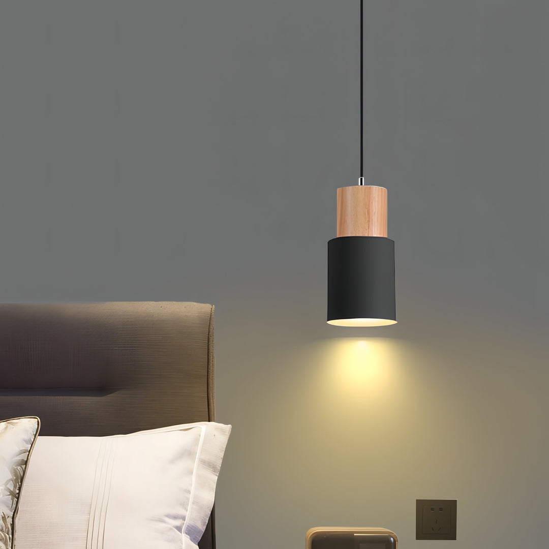 Lisslune | Jaziel - Round Wood Nordic Hanging Pendant Lamp