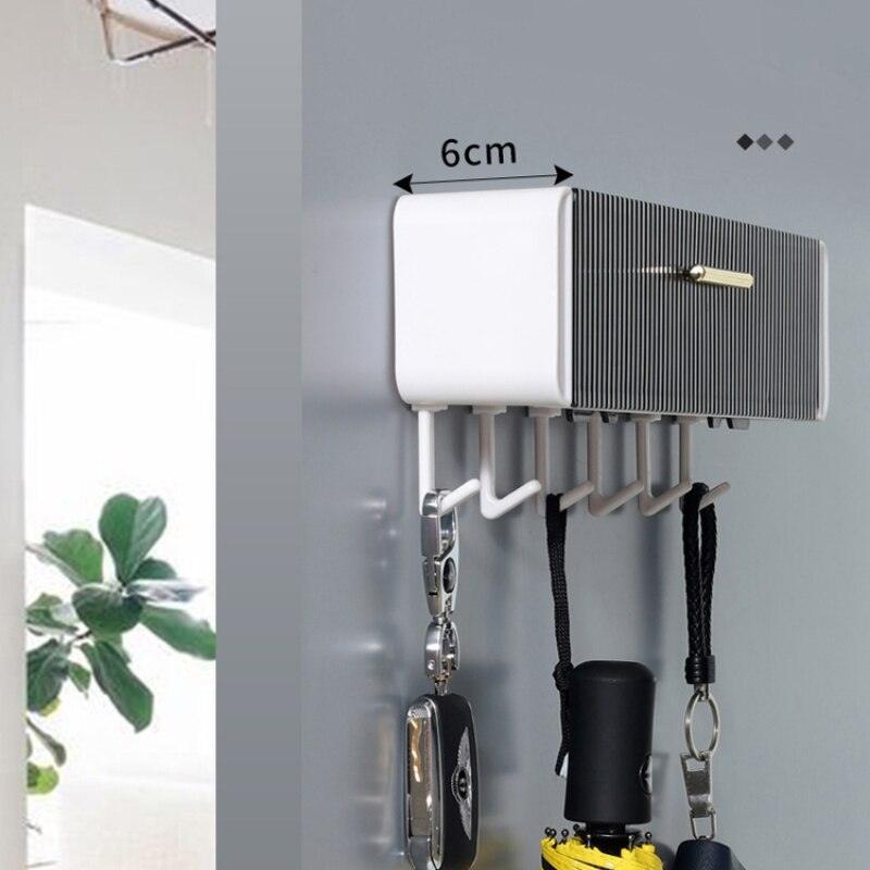 Lisslune | Versatile kitchen and bathroom shelf with drawer and hooks