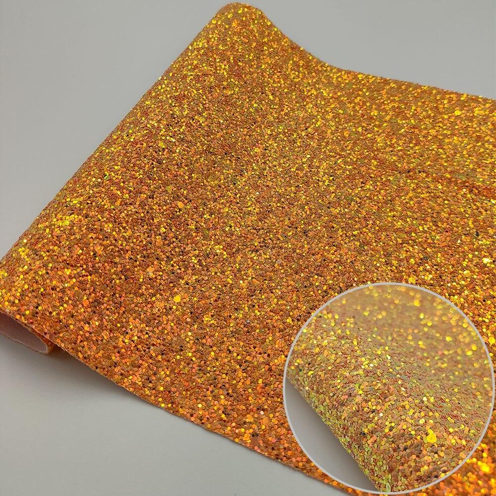 Lisslune | Shiny Gem Star Chunky Glitter Synthetic Leather - Premium Craft Vinyl