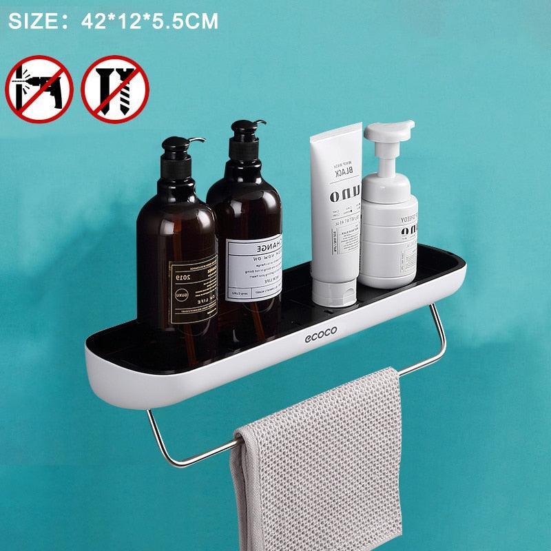 Lisslune | Slim space-saving wall shelf for bathroom accessories