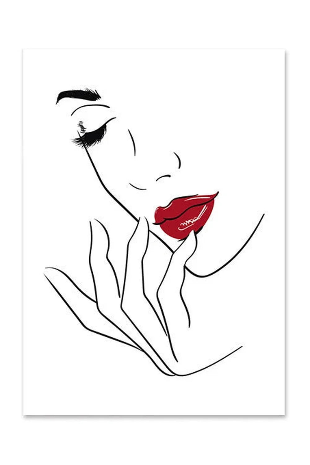 Lisslune | Lip Canvas Poster