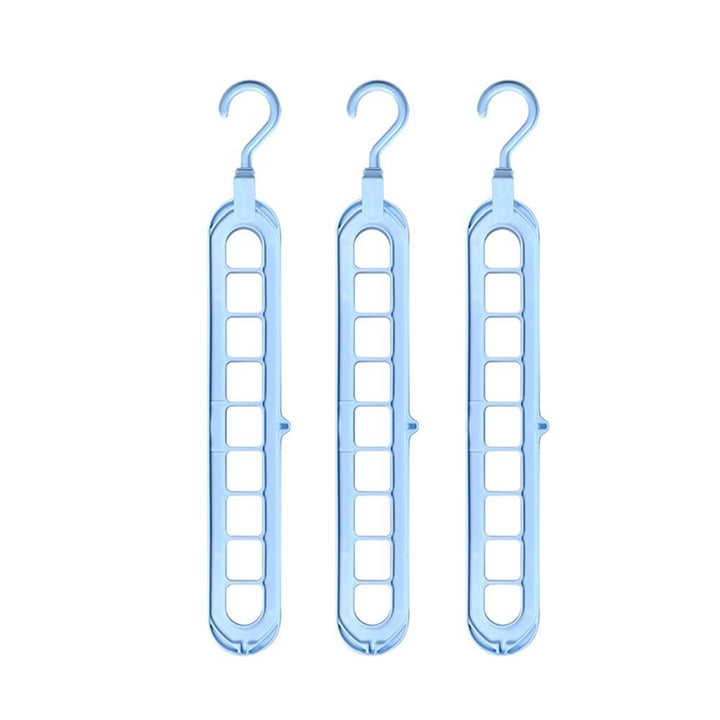 Lisslune | Chic circular 9-hole plastic closet organizer