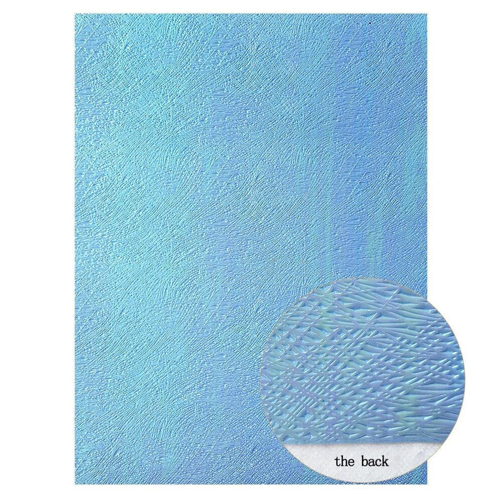 Lisslune | Shiny Ocean Blue Glitter Fabric: Unleash your creative glamour