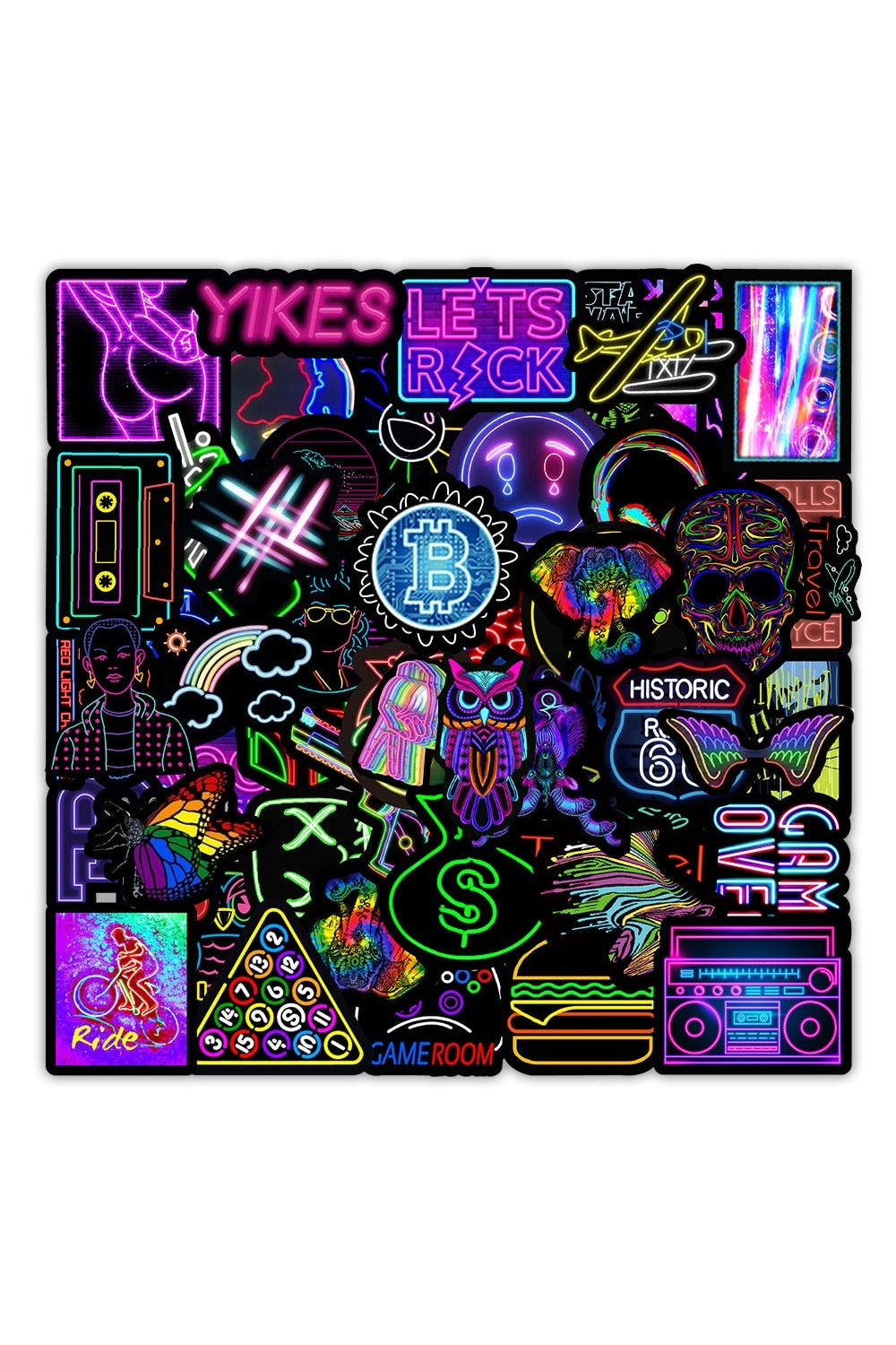 Lisslune | Graffiti theme stickers