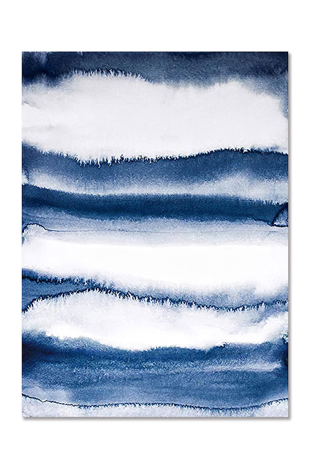 Lisslune | Blue Abstract Canvas Poster