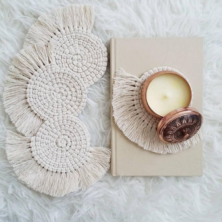 Lisslune | Nordic Macrame Cup Cloth Coaster