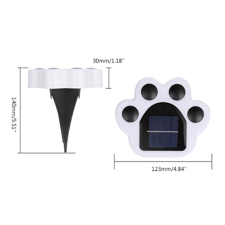 Lisslune | Cat Paw Solar Powered Outdoor Floor Lamps