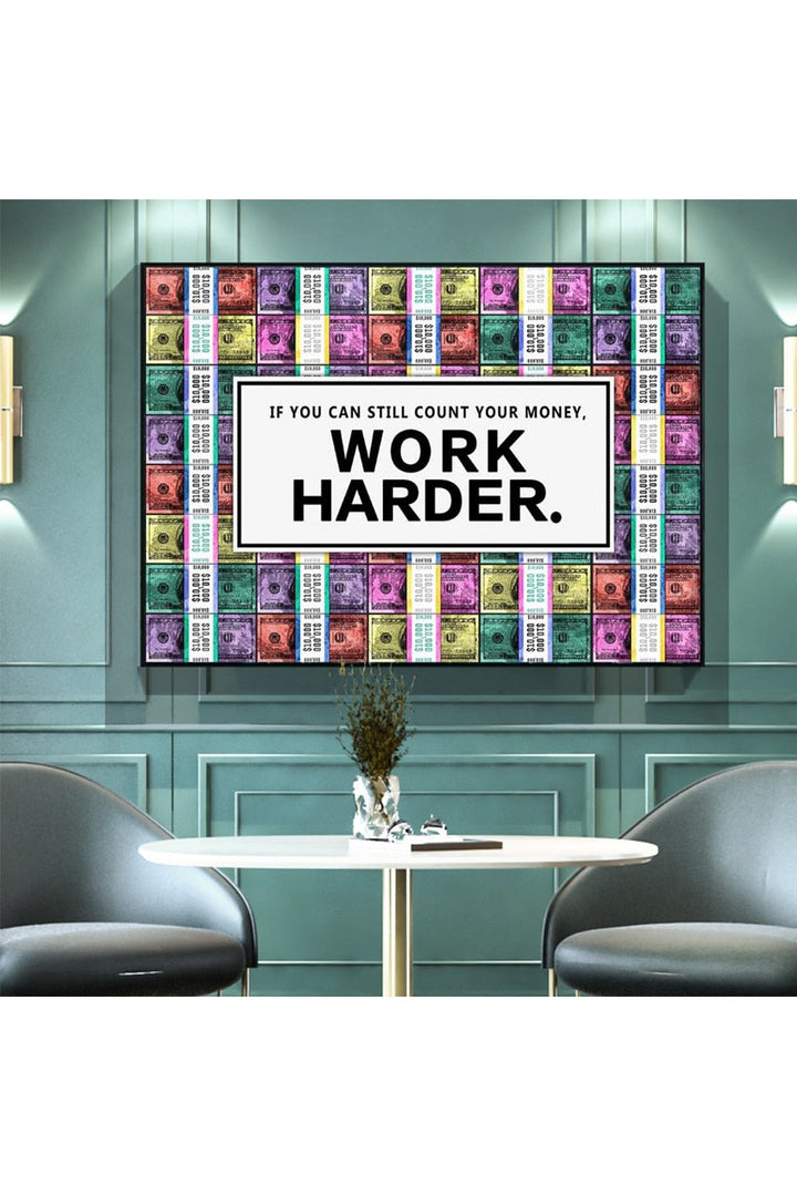 Lisslune | "Work Harder" Poster
