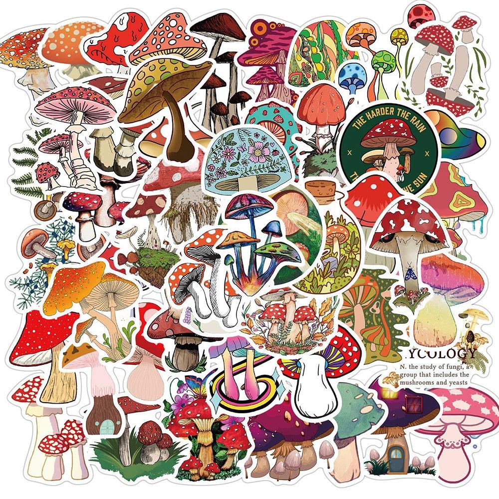 Lisslune | Enchanting Mushroom Sticker Art Collection