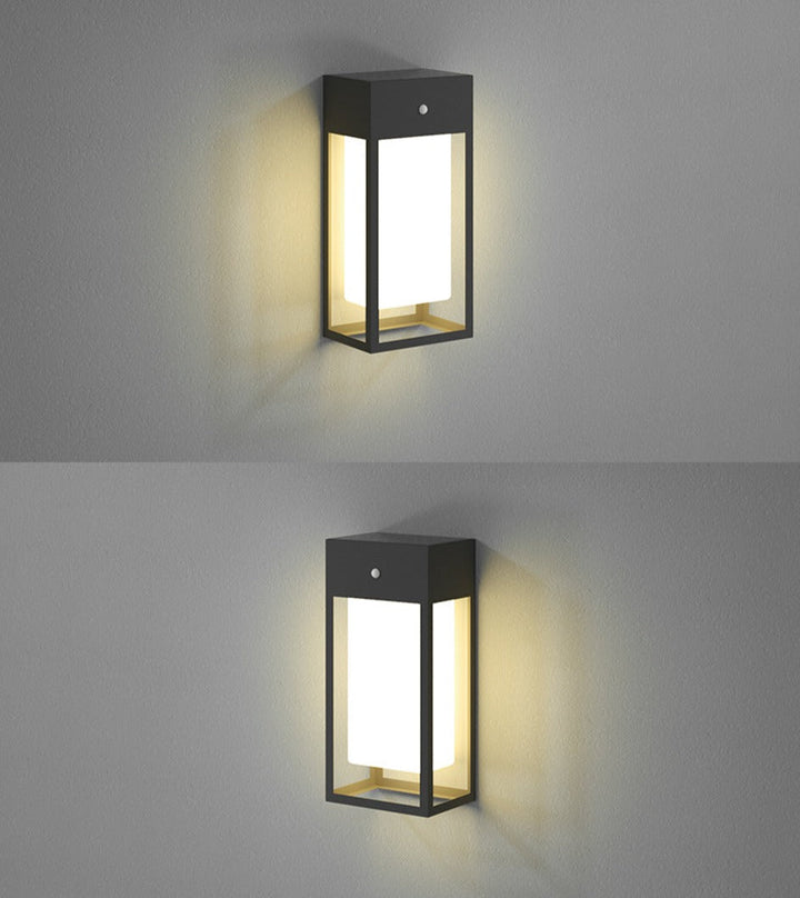 Lisslune | SolarAura – Smart Solar Wall Lamp for the Garden