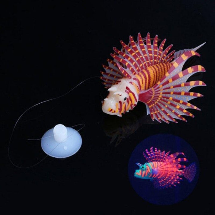 Lisslune | Glow-in-the-Dark Lionfish Aquarium Decoration