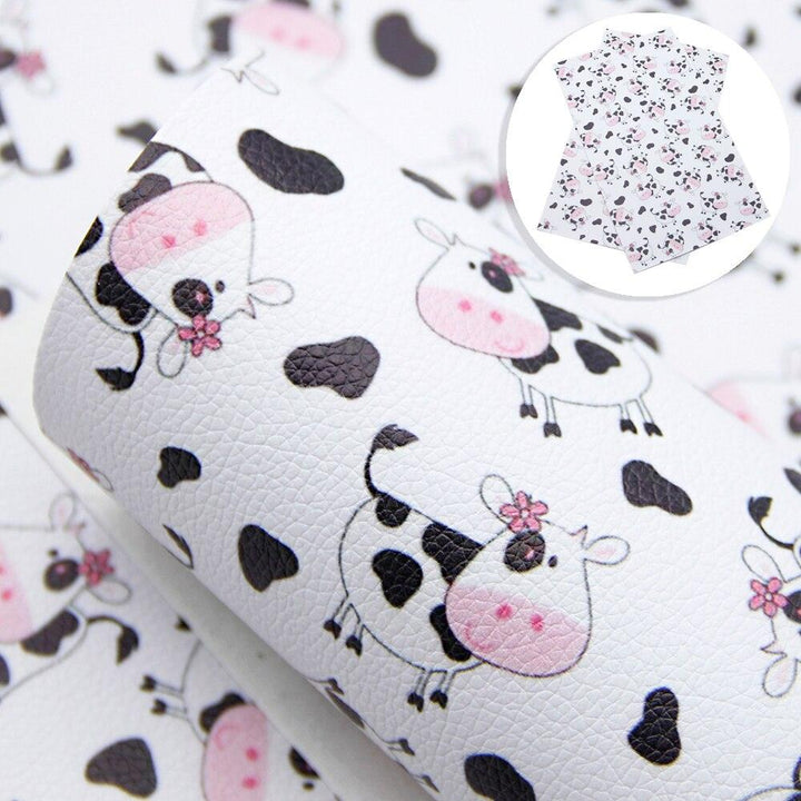 Lisslune | Blooming Elegance: Premium Floral Synthetic Leather for Inspired DIY Creations