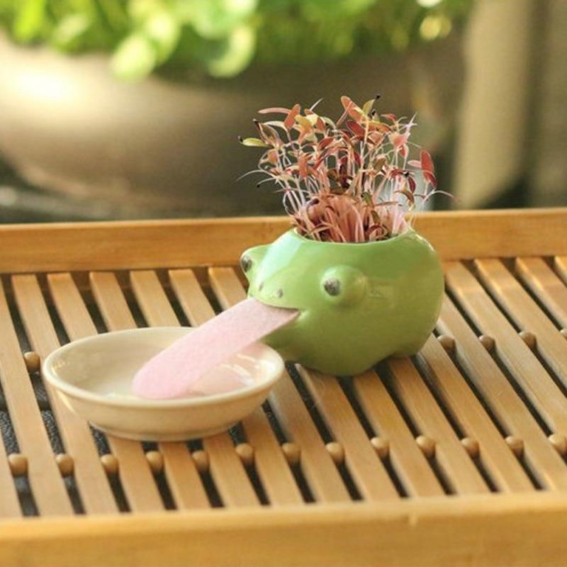 Lisslune | Self-watering flower pot animal motif