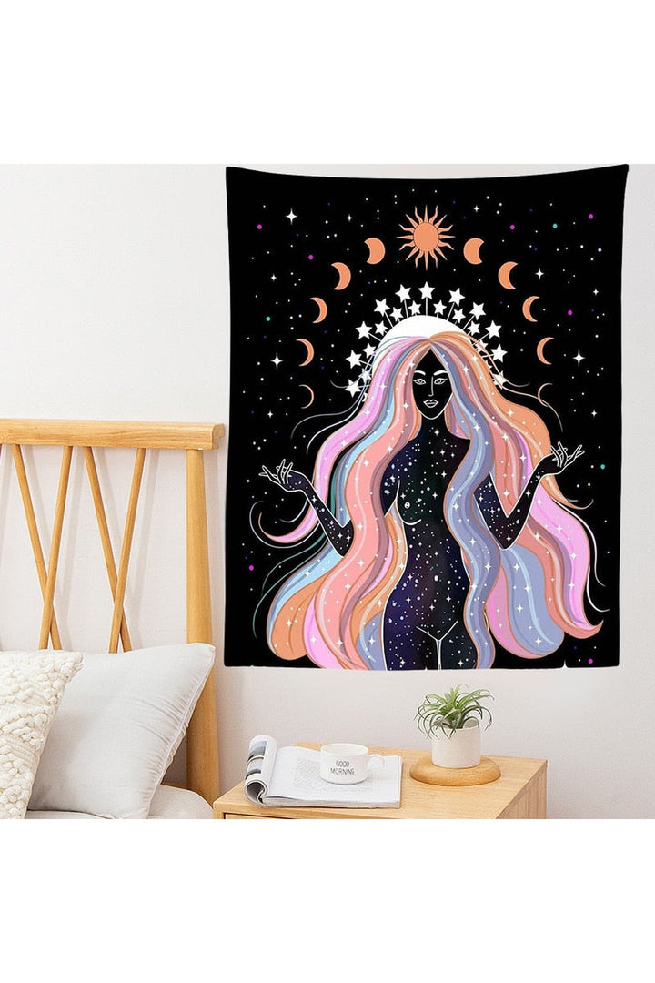Lisslune | Phase Girl Psychedelic Tapestry