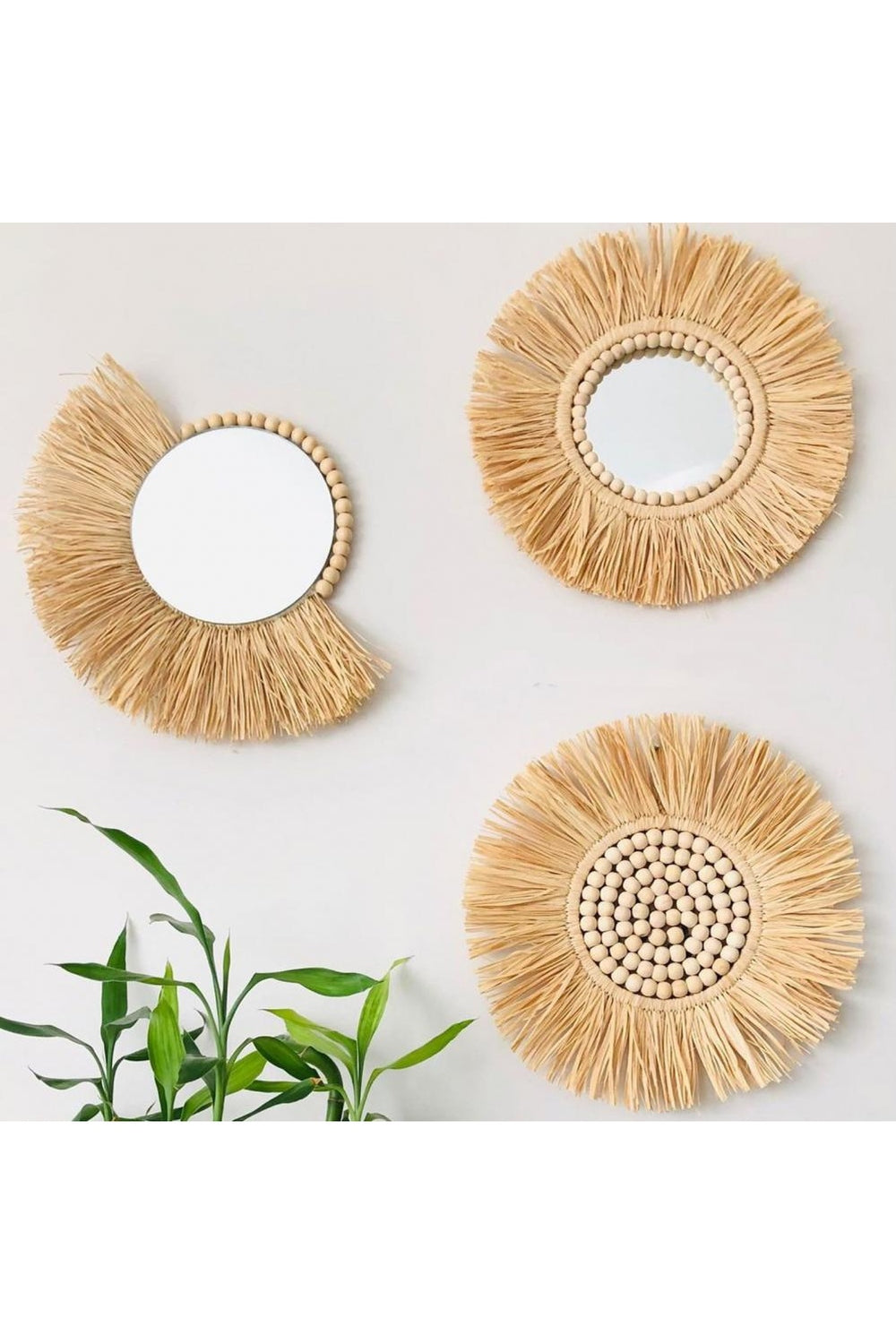 Lisslune | Straw Hat Style Mirror