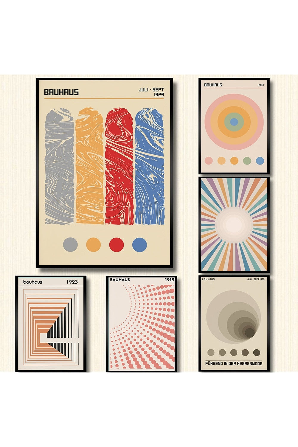 Lisslune | Geometric Canvas Poster