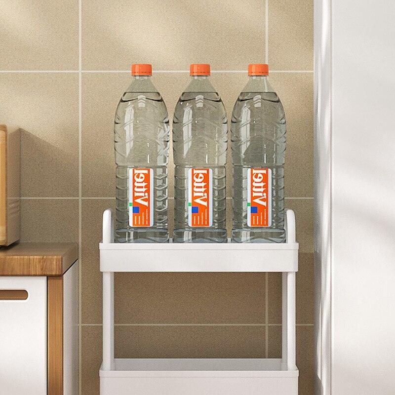 Lisslune | Elegant mobile rolling storage cart with innovative Millive wheel design - smart shelf solution