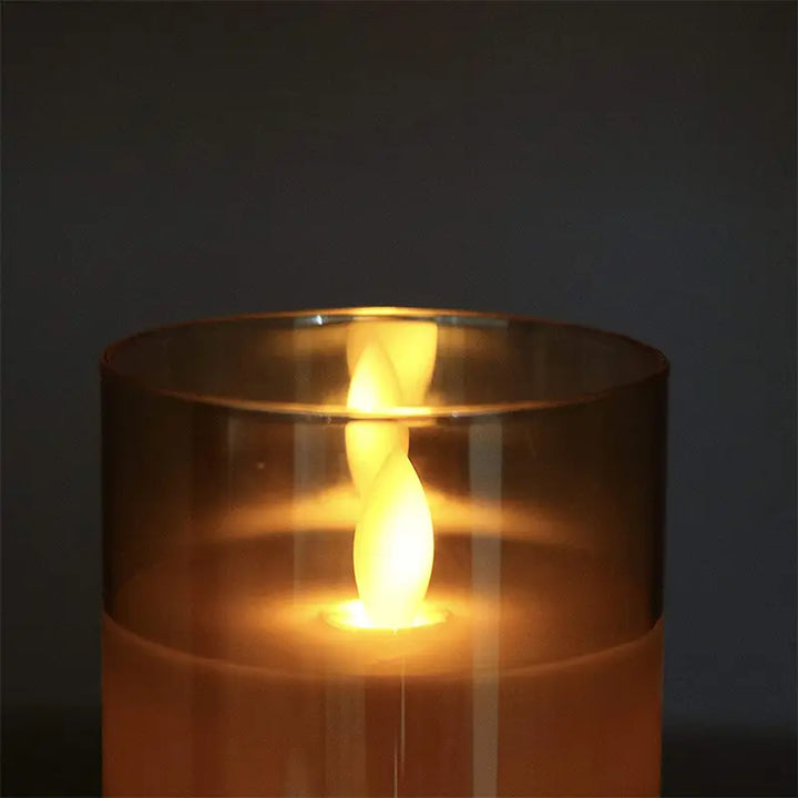 Lisslune | AmberLys Scented Candle in Glass | 1 + 2 FREE