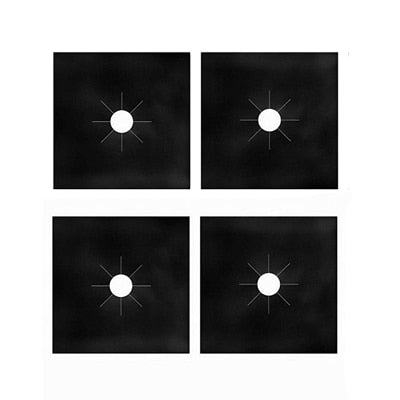 Lisslune | Heat-resistant reusable gas stove cover (Set of 4)