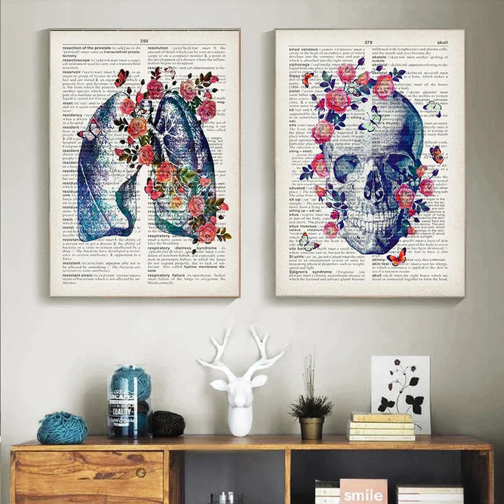Lisslune | Anatomy Canvas Poster