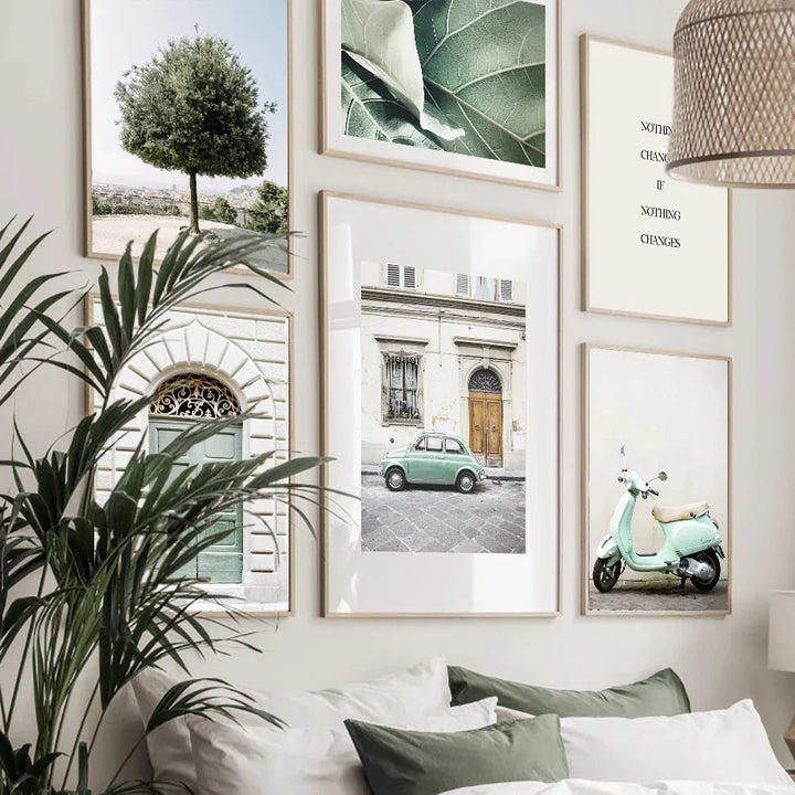 Lisslune | Vespa Canvas Poster