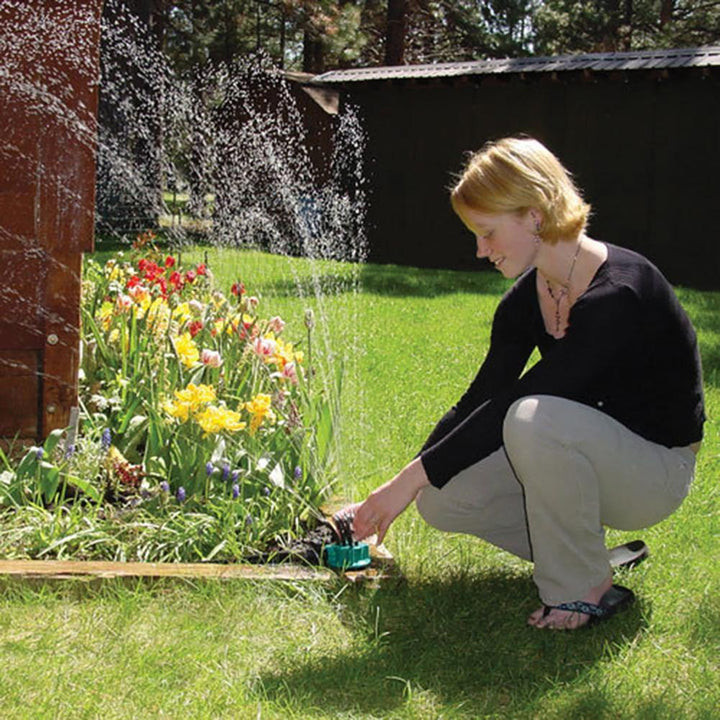 Lisslune | 12-in-1 Garden Irrigation System – Adjustable Sprinkler with 360-Degree Irrigation