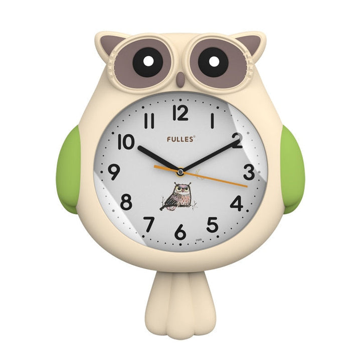 Lisslune | Cute Midnight Owl Wall Clock