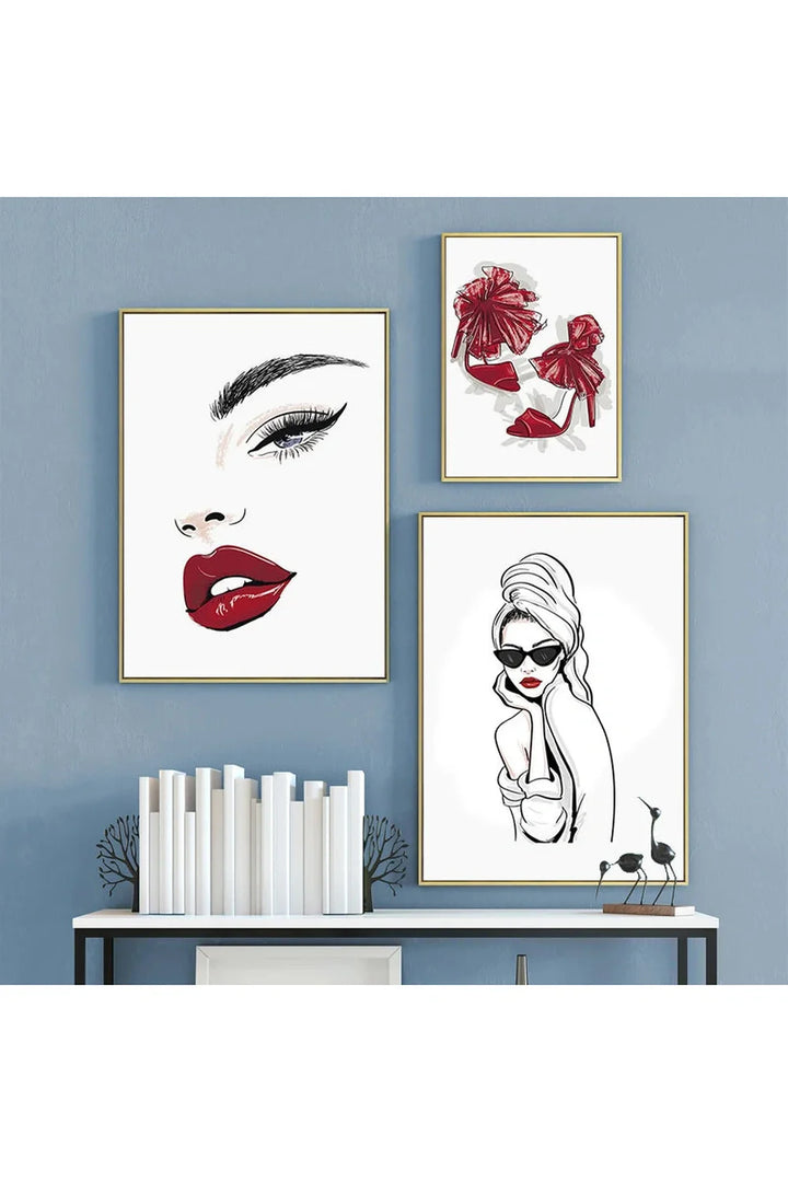 Lisslune | Lip Canvas Poster