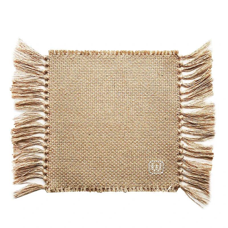 Rynx | Jute Rug Rug Macrame Table Runner Tablecloths Decoration Rug with Tassels Bathroom Mats Nordic Chic Room Decor