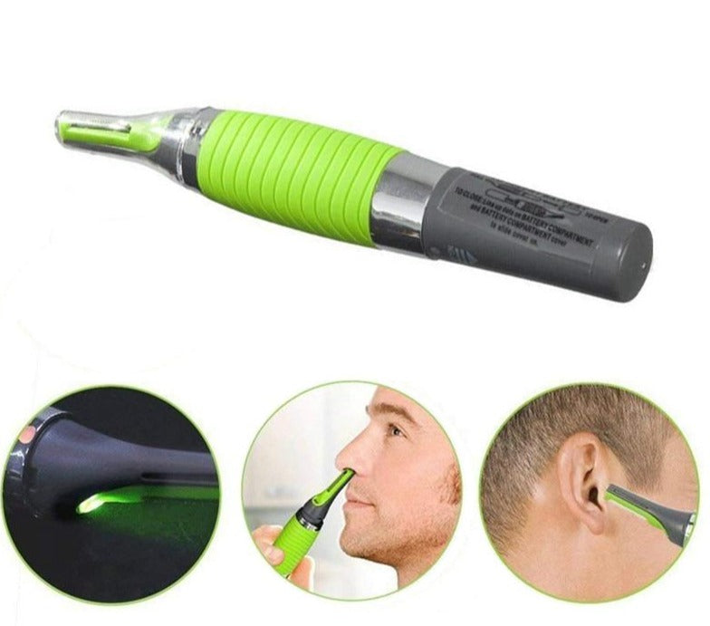 Lisslune | Precizo Nose and Ear Trimmer with LED Light and Precision Attachments