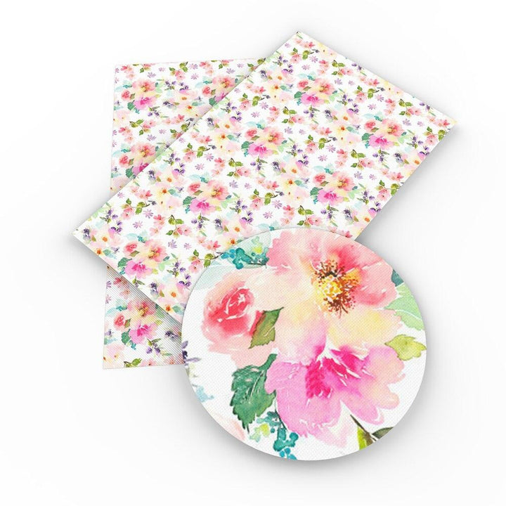 Lisslune | Floral Fantasy Synthetic Leather Craft Kit - Ignite your DIY imagination