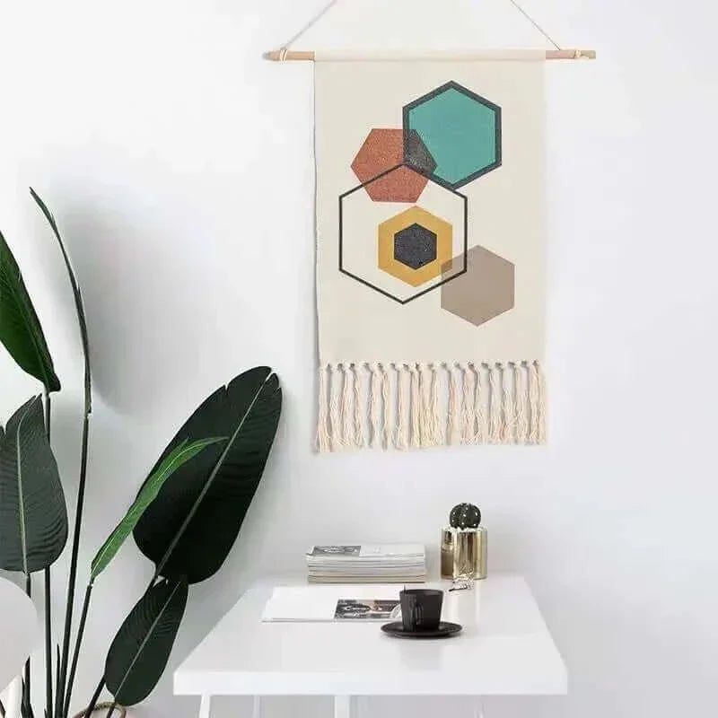 Lisslune | Macrame Hanging Cotton Rug