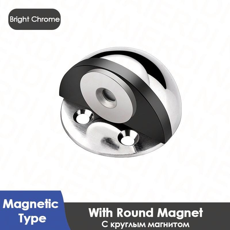 Lisslune | SilentShield Magnetic Door Stopper Set - Premium Stainless Steel for a Peaceful Home