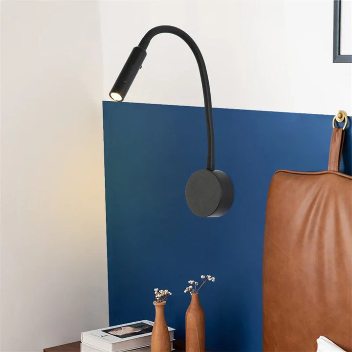 Lisslune | Modern Flexible LED Reading Wall Lamp with Switch for Bedroom and Study - 1W/3W