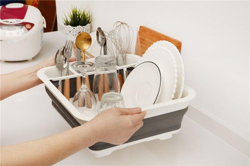 Lisslune | Space-saving stackable dish drying rack and kitchen organizer