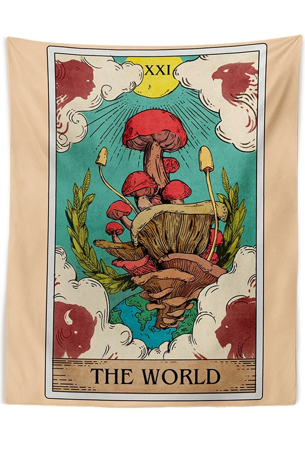 Lisslune | Mushroom Psychedelic Tapestry