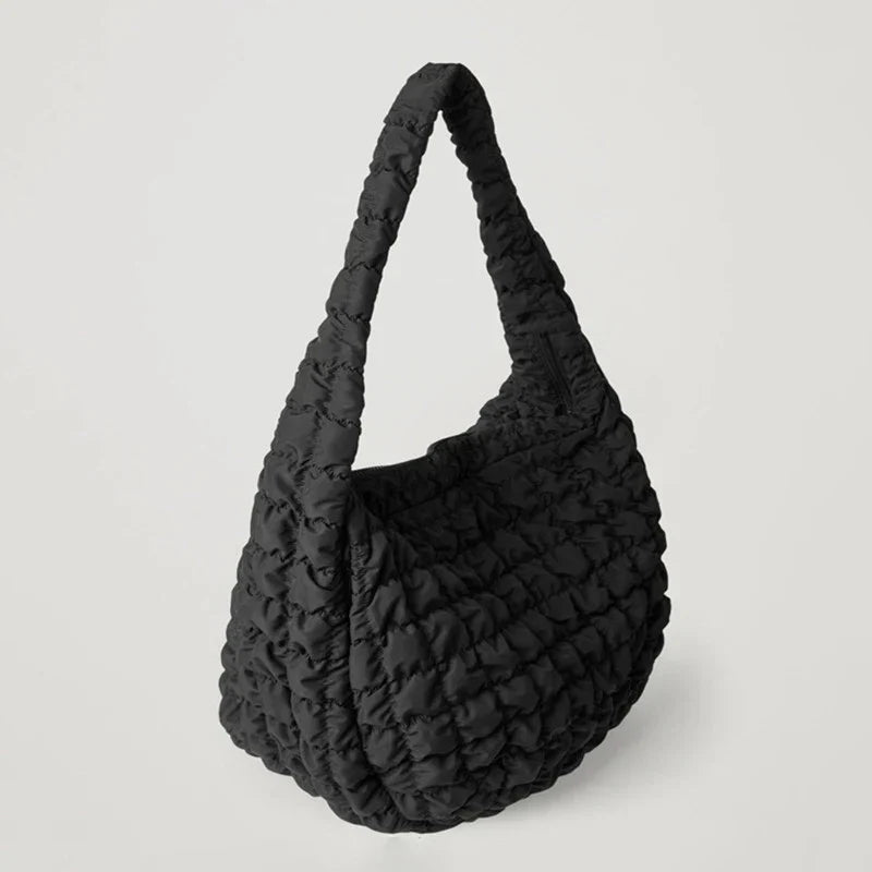 Lisslune | Cross Quilt X-Large Shoulder Bag