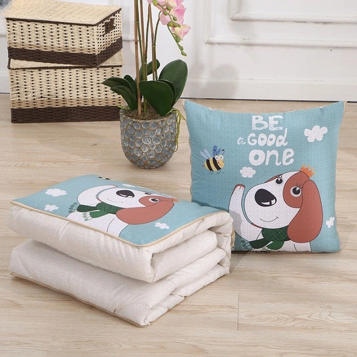 Lisslune | Cozy Convertible Pillow Quilt Combo Blanket