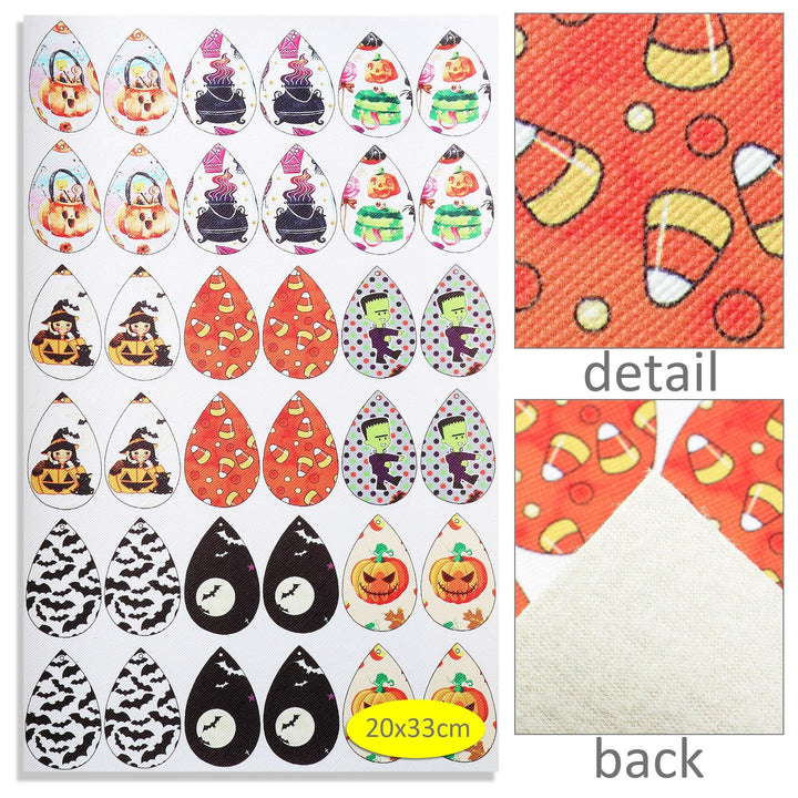 Lisslune | Spooky Season Cartoon Leather DIY Craft Kit: Creative Project Bundle