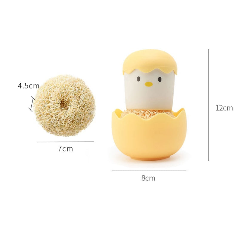 Lisslune | Surprise Egg Kitchen Cleaning Brush
