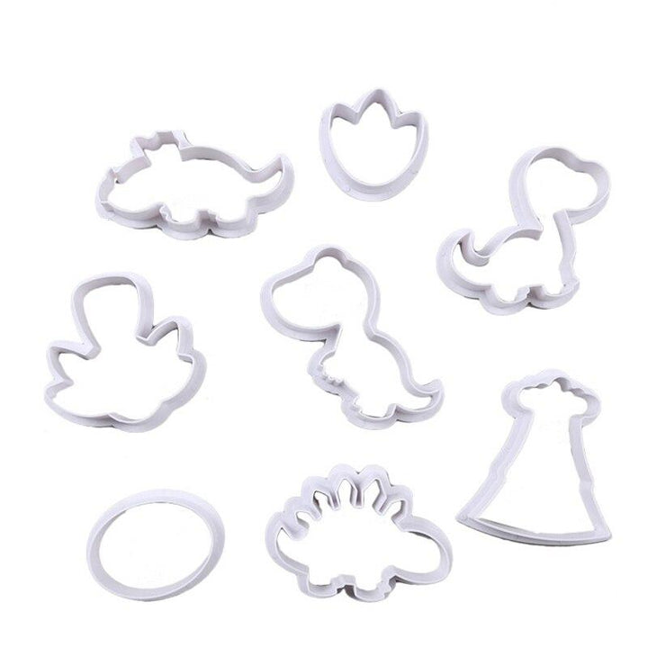 Lisslune | Dino Cookie Cutters 8-piece Set