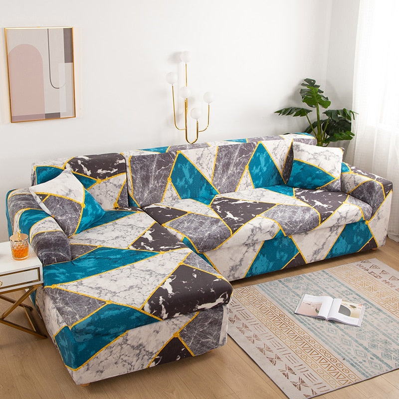 Lisslune | Modern Non-slip Colorful Elastic Sofa Cover