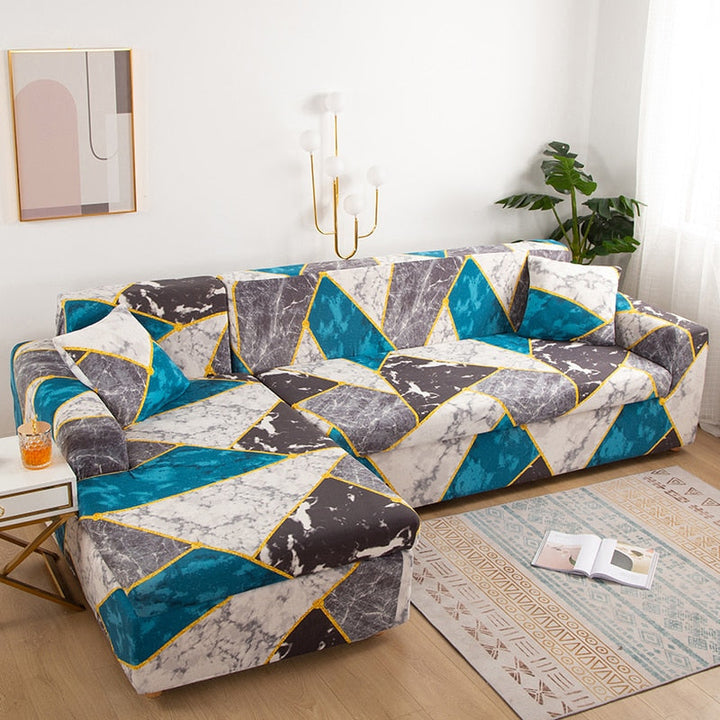 Lisslune | Modern Non-slip Colorful Elastic Sofa Cover