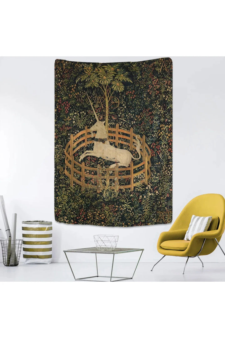 Lisslune | enchanted unicorn rug