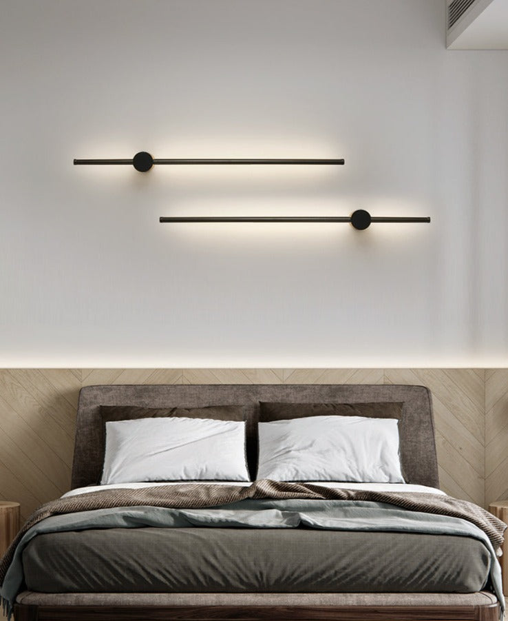 Lisslune | NordicRod – Minimalist Wall Lamp with Plug for Chic Interiors