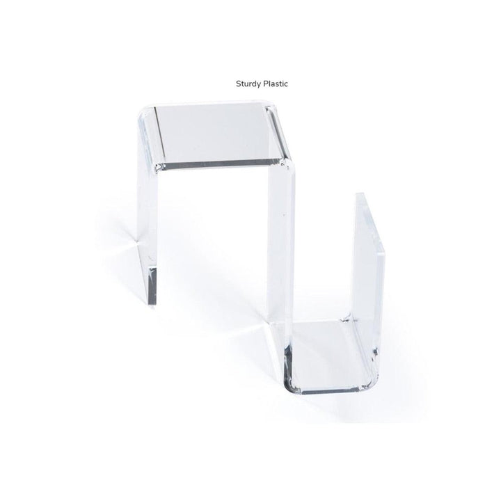 Lisslune | Transparent Cubicle Wall Shelf Organizer with Hooks