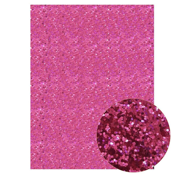 Lisslune | Sparkling Pink Faux Leather Crafting Sheets - Elevate your DIY projects