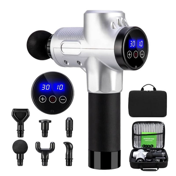 Lisslune | Rechargeable Massage Gun with 6 Attachments