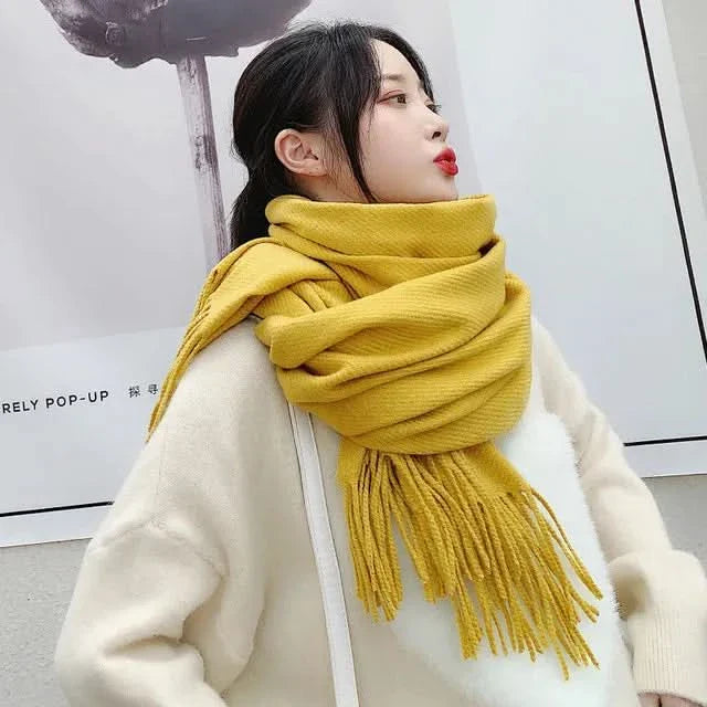 Lisslune | Women’s Cotton Winter Scarf – Soft, Warm, Elegant Style